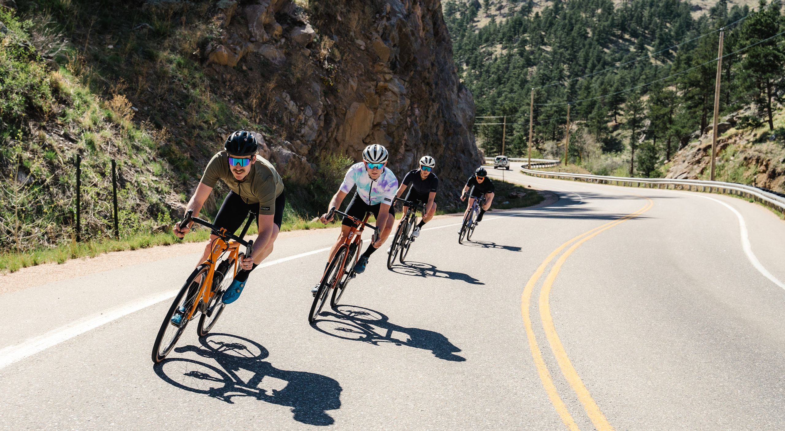 Designed on the roads in Boulder, Colorado. 